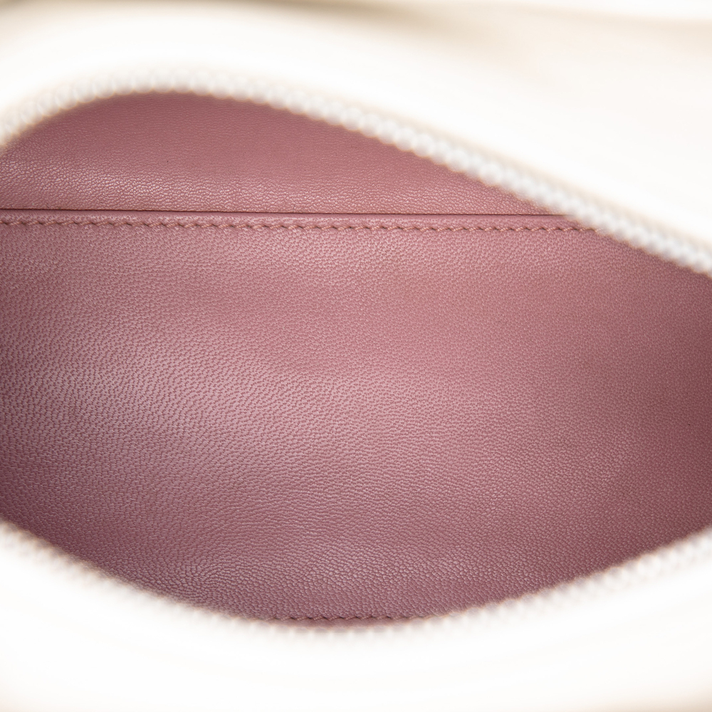 Pre-Loved Dior Medium Lambskin And Tweed Lady Dior - Picture 4 of 6